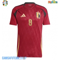 Camisa de time de futebol Bélgica Youri Tielemans #8 Replicas 1º Equipamento Europeu 2024 Manga Curta